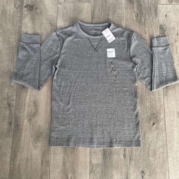 NWT Sonoma size Medium Gray soft thermal - Picture 1 of 4
